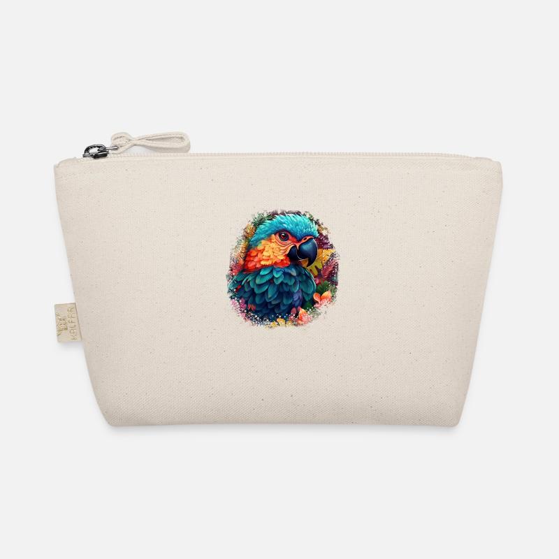 Colorful parrot Organic Pouch