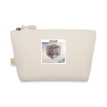 This is my Art Block - Organic Pouch - nature - Front