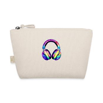 Headphones Musicians Singers Gamers Listen to music Singing - Organic Pouch - nature - Front