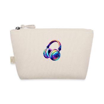 Headphones Singer Listen to music Gamer Singing Musicians - Organic Pouch - nature - Front