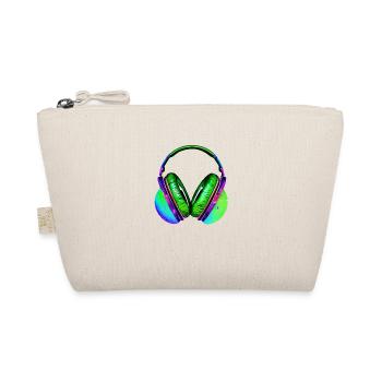 Headphones Musicians Singing Gamer Singer Listening to music - Organic Pouch - nature - Front
