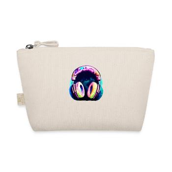 Listening to music Headphones Gamer Singer Singing Musicians - Organic Pouch - nature - Front