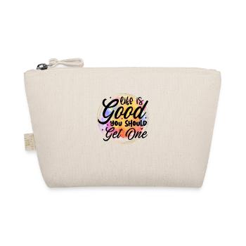 life is good - Bio-Täschchen - Natur - Vorne