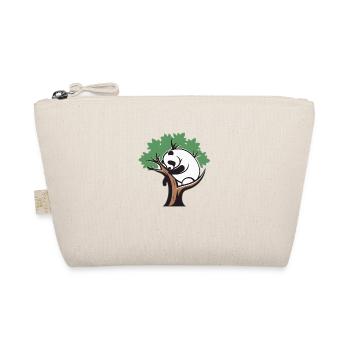 Panda in einem Baum - Bio-Täschchen - Natur - Vorne