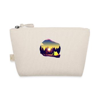 Camping Gift Camping Motorhome Caravan Camp - Organic Pouch - nature - Front
