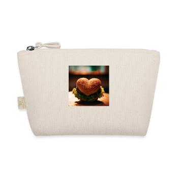 The way to a man's heart is through his stomach - Organic Pouch - nature - Front