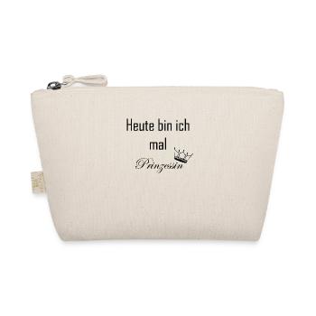 Heute bin ich mal Prinzessin - Bio-Täschchen - Natur - Vorne