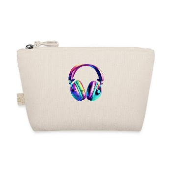 Headphones Singer Listen to music Singing Musicians Gamer - Organic Pouch - nature - Front