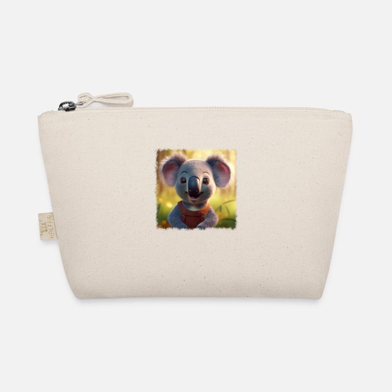 Cute koala - Organic Pouch - nature