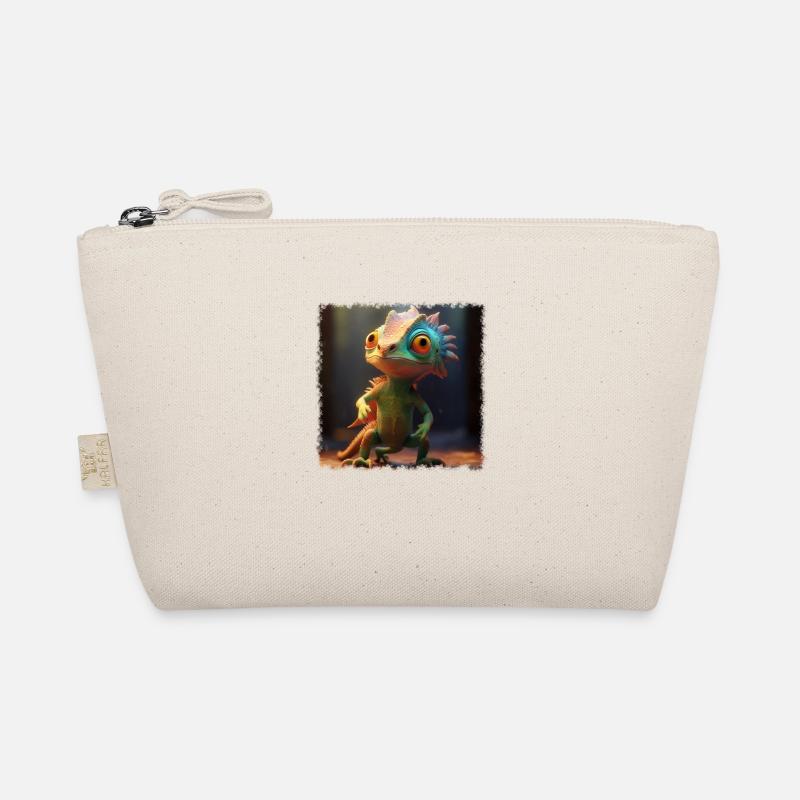 Cool chameleon Organic Pouch