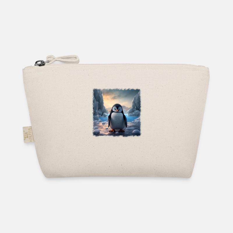 Cute penguin - Organic Pouch - nature