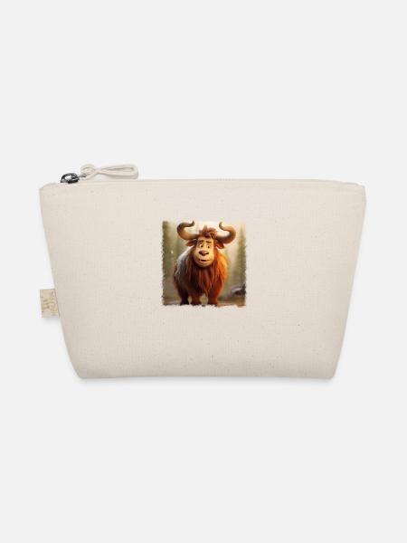 young bison - Organic Pouch - nature - Front