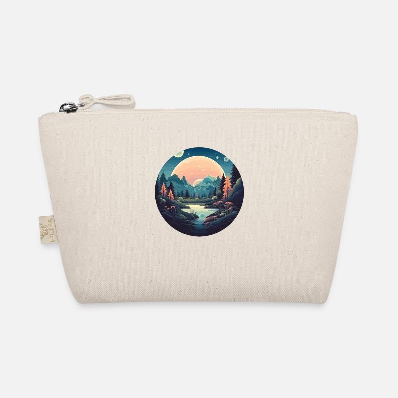 Surreal forest landscape - Organic Pouch - nature