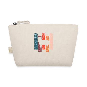Schaf Geschenk Vintage - Bio-Täschchen - Natur - Vorne
