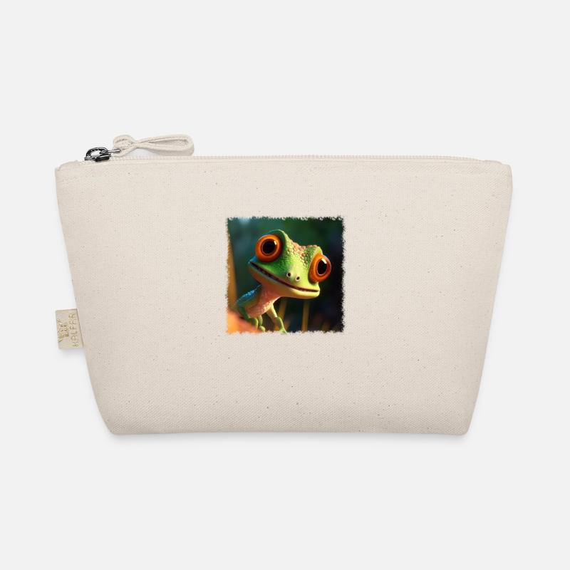 Cute gecko Organic Pouch
