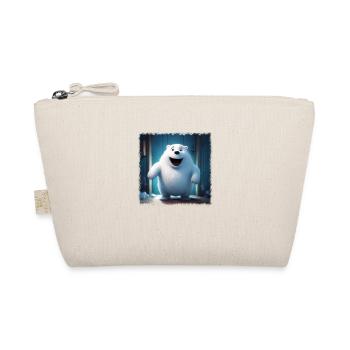 Fluffy polar bear - Organic Pouch - nature - Front