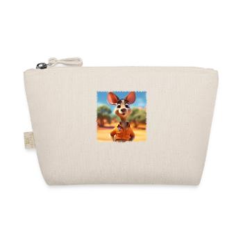 Cute Kangaroo - Organic Pouch - nature - Front
