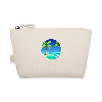Sommerurlaub Palmen Strand Insel Sonne Palme - Bio-Täschchen - Natur - Vorne