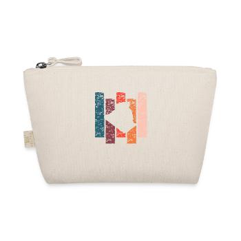 Algeria Vintage gift - Organic Pouch - nature - Front