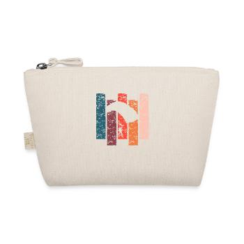 Vintage Geschenk Fallschirm - Bio-Täschchen - Natur - Vorne