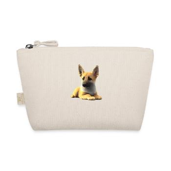 Dog Owner German Shepherd Puppy - Organic Pouch - nature - Front