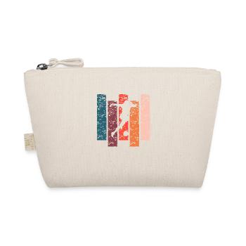 Vintage Geschenk Fußball - Bio-Täschchen - Natur - Vorne