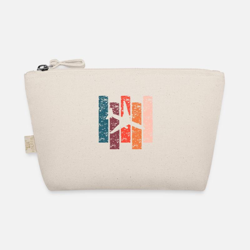Vintage gift plane Organic Pouch