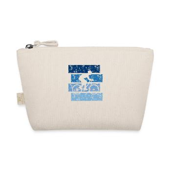 Vintage gift bike - Organic Pouch - nature - Front