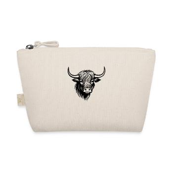 Schottische Highland Kuh - Bio-Täschchen - Natur - Vorne