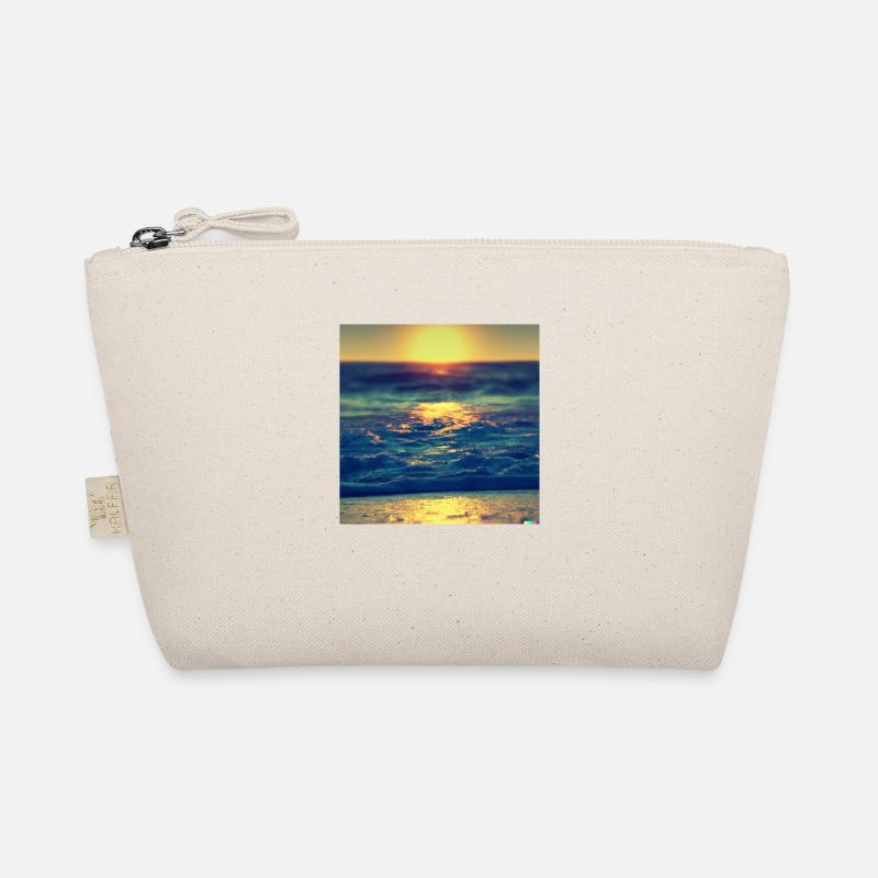 retro see sunset - Bio-Täschchen - Natur