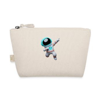 3D Astronaut - Bio-Täschchen - Natur - Vorne