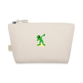 Dabbing Alien Dab Dance UFO Lover Gift Idea - Organic Pouch - nature - Front