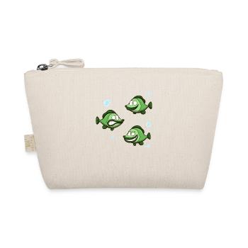 Funny Fish With Different Expressions - Organic Pouch - nature - Front