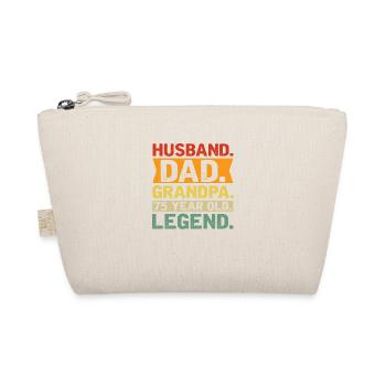 Husband. Dad. Grandpa. 75 Year Old. Laying. - Organic Pouch - nature - Front