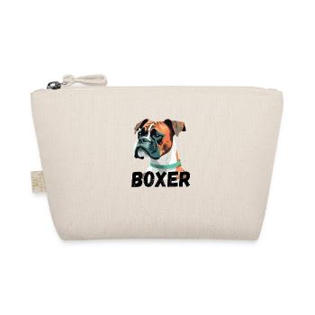 Boxer T-Shir: für Hunde Liebhaber - Bio-Täschchen - Natur - Vorne