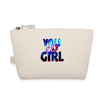 you go girl power women girl feminism quotes woman - Organic Pouch - nature - Front