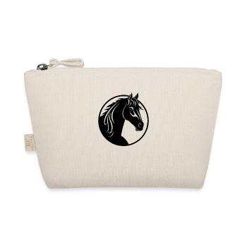 Horse Horse Head Pony - Organic Pouch - nature - Front
