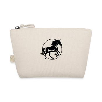 Horse Horse Head Pony - Organic Pouch - nature - Front