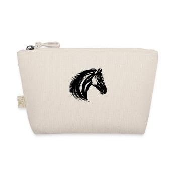 Horse Horse Head Pony - Organic Pouch - nature - Front