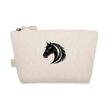 Horse Horse Head Pony - Organic Pouch - nature - Front