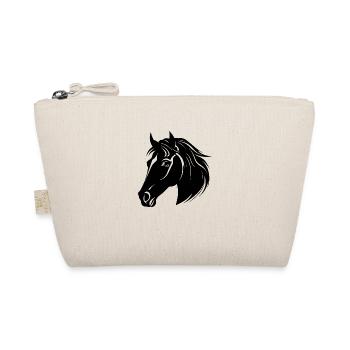 Horse Horse Head Pony - Organic Pouch - nature - Front