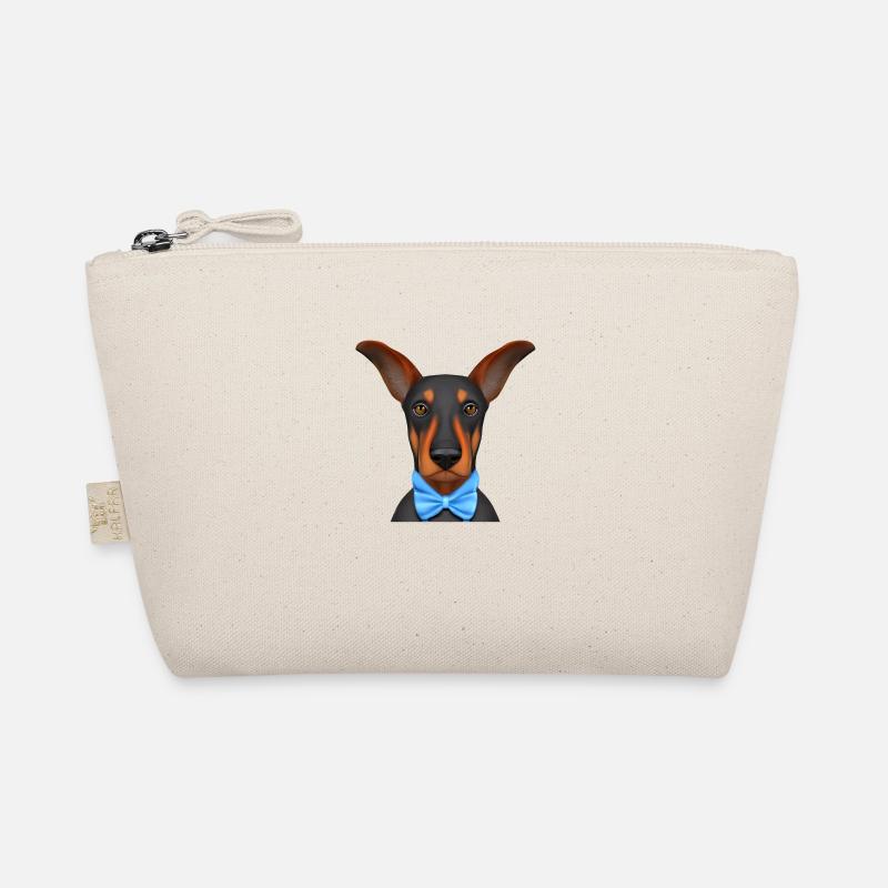 Dobermannwelpe Dobermann Hund Dobermanntrainer Bio-Täschchen