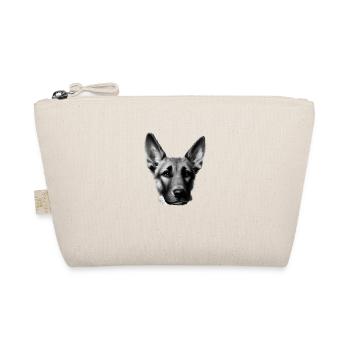 Dog Owner German Shepherd Puppy - Organic Pouch - nature - Front