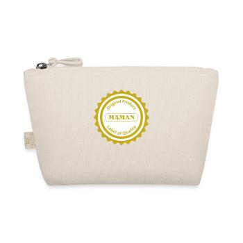 Label de qualité / Maman / Français - Trousse biologique - nature - Devant