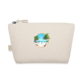 Sommerurlaub Strand Palmen Insel Sonne Palme - Bio-Täschchen - Natur - Vorne