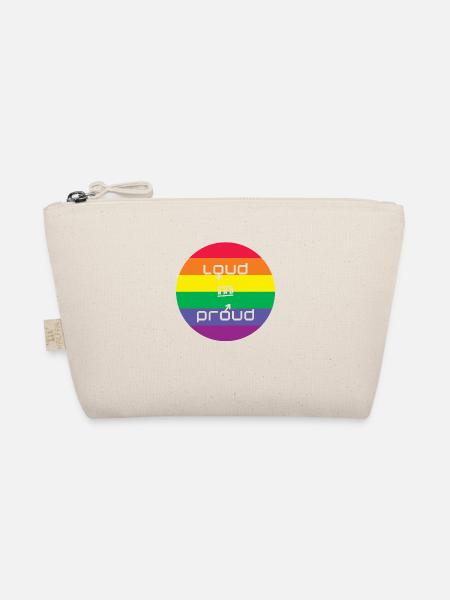 Loud & proud - Bio-Täschchen - Natur