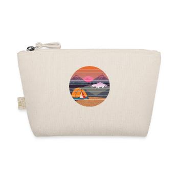 Camping Camper Gift Caravan Camp Camping - Organic Pouch - nature - Front