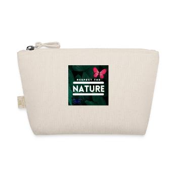 Respect the Nature - Bio-Täschchen - Natur - Vorne