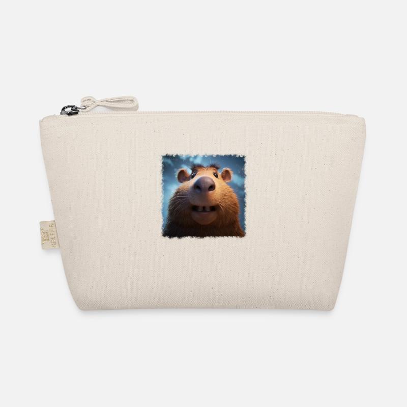 cute capybara Organic Pouch