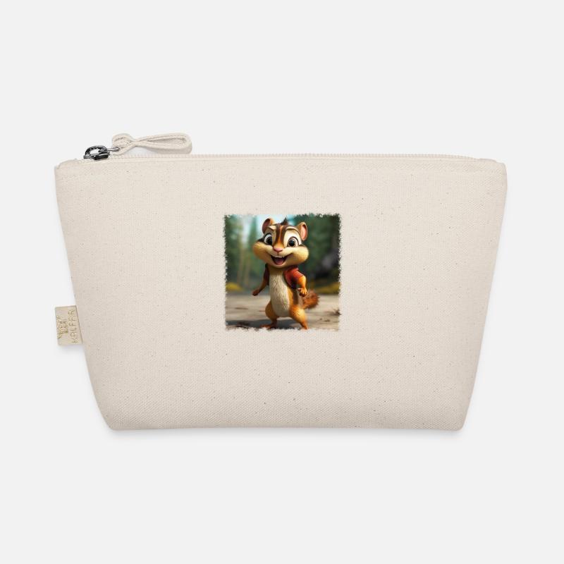 cool chipmunk Organic Pouch